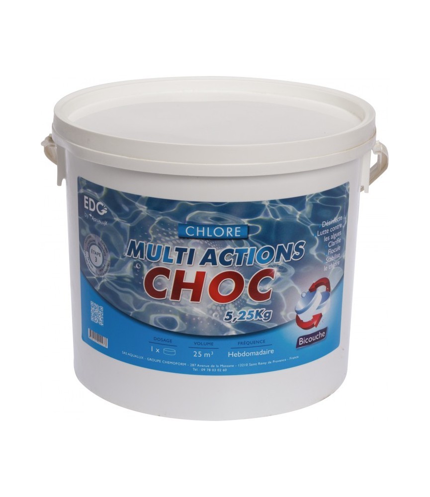 Clore choc Multiplus - Galets - 5,25 kg - EDG Clore choc Multiplus - Galets - 5,25 kg - EDG