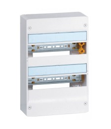 Coffret à équiper - 2 rangées 13 modules - 375 x 250 x 103,5 mm - avec borniers - LEGRAND