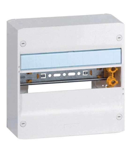 Coffret à équiper - 1 rangée 13 modules - 250 x 250 x 103,5 mm - avec borniers - LEGRAND