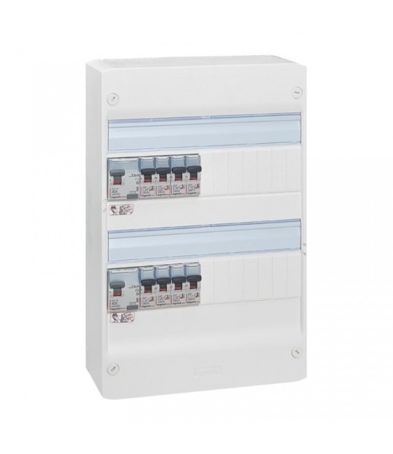 Tableau électrique équipé - spécial pour logement T1 ou T2 - LEGRAND