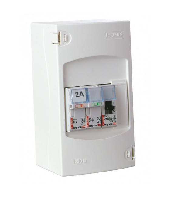 Tableau de commande automatique de chauffe-eau - 2 disjoncteurs + 1 contacteur - LEGRAND