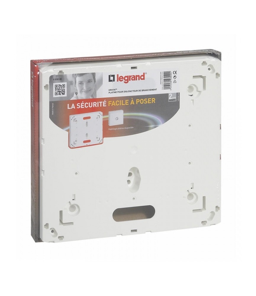 Platine pour disjoncteur d'abonné ERDF seul et coffret 13 modules - LEGRAND
