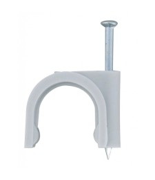 Attache Fixfor grise RAL7035 pour câble rond 22mm - Lot de 40 - LEGRAND