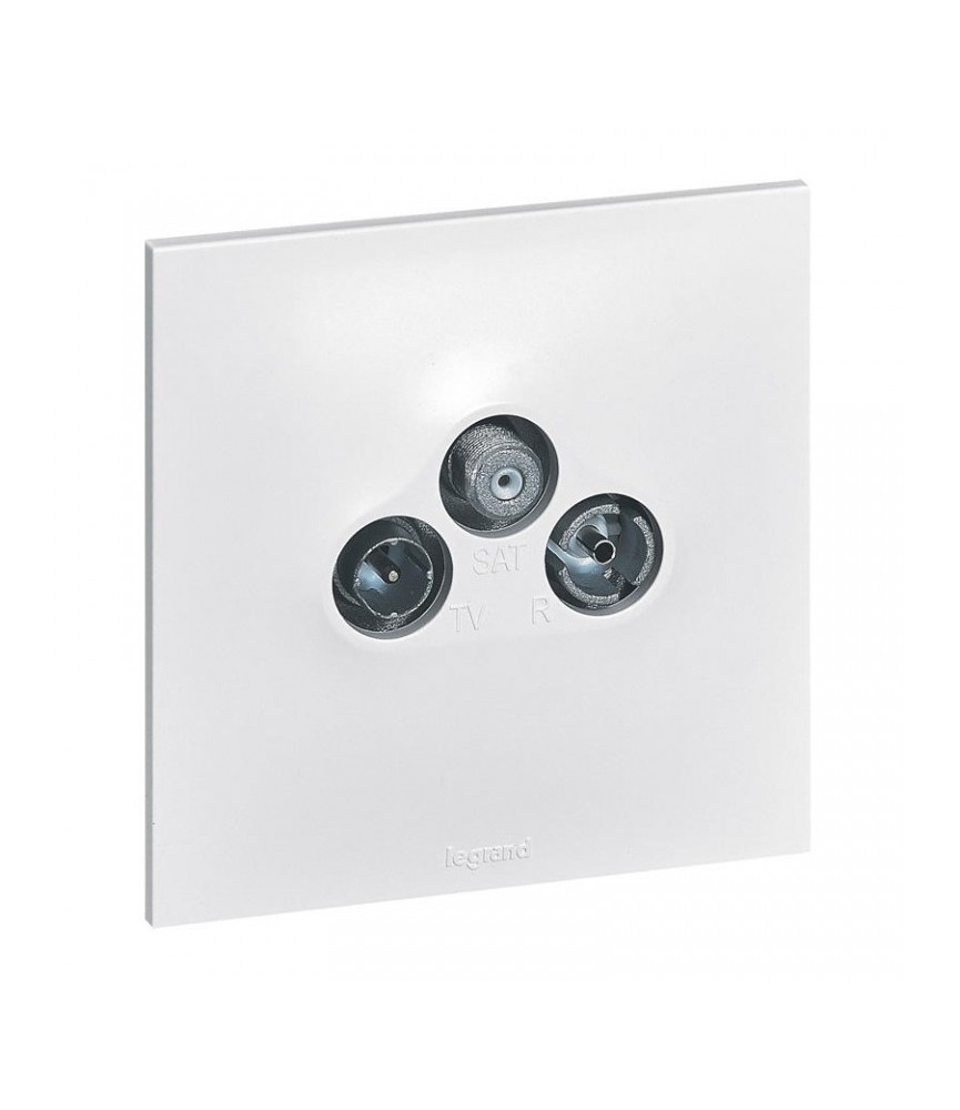 Prise TV-FM-SAT Neptune - Blanc - LEGRAND Prise TV-FM-SAT Neptune - Blanc - LEGRAND