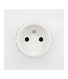 Prise de courant avec terre Neptune - 16 A - Blanc - LEGRAND