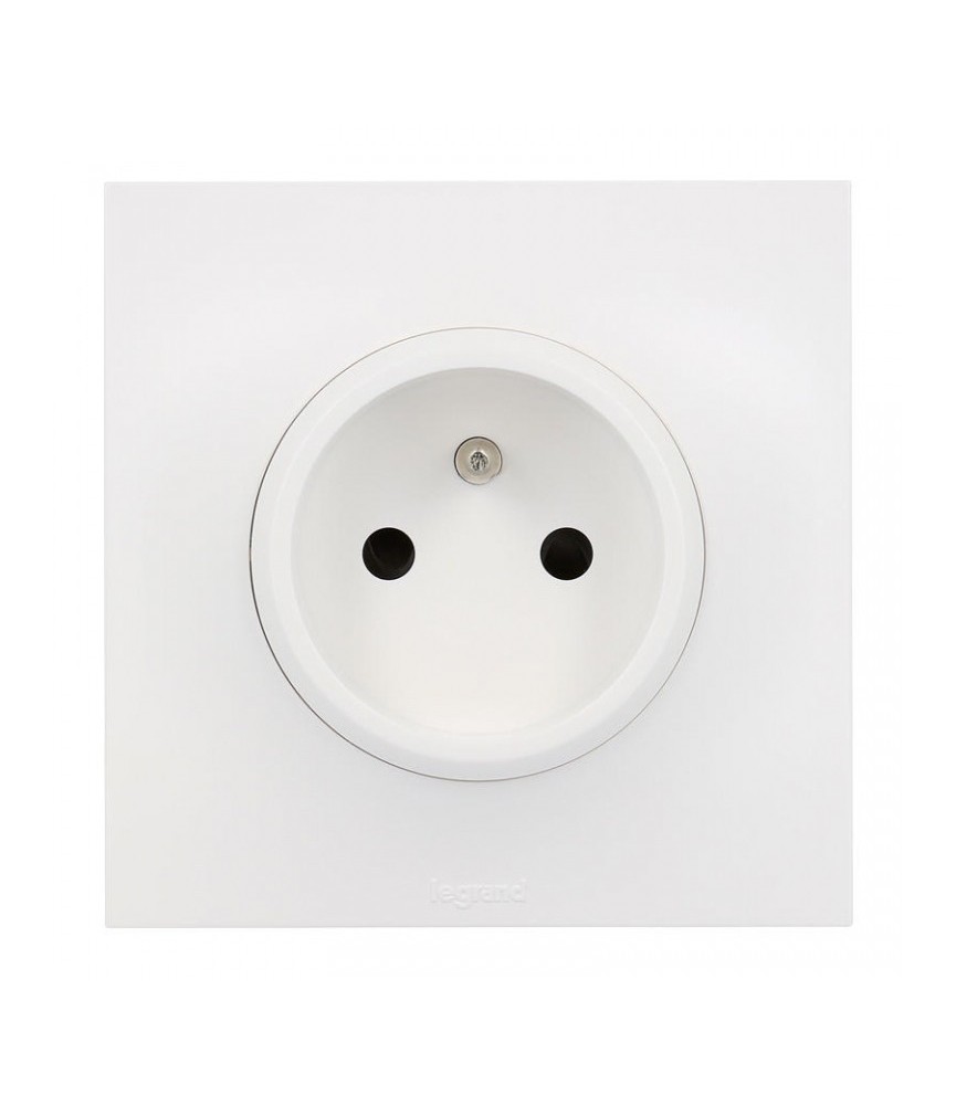 Prise de courant avec terre Neptune - 16 A - Blanc - LEGRAND Prise de courant avec terre Neptune - 16 A - Blanc - LEGRAND