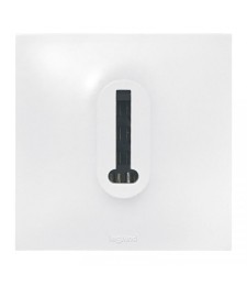 Prise téléphone Neptune - 8 contacts en T - Blanc - LEGRAND