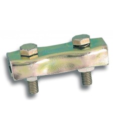 Serre câble plat à 2 boulons - Acier zingué - 3 mm - Lot de 10 - CHAPUIs