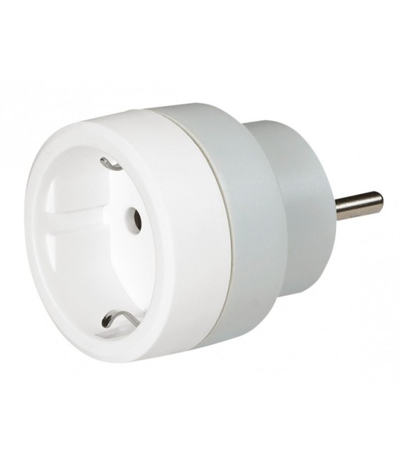 Adaptateur standard Allemand vers socle Français - LEGRAND