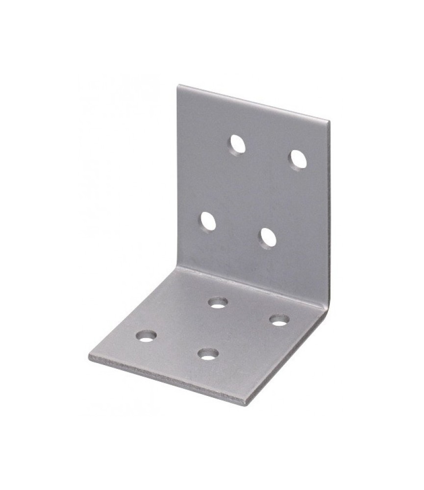 Équerre d'assemblage galvanisée - 100x100x40 mm - GAH ALBERTS Équerre d'assemblage galvanisée - 100x100x40 mm - GAH ALBERTS