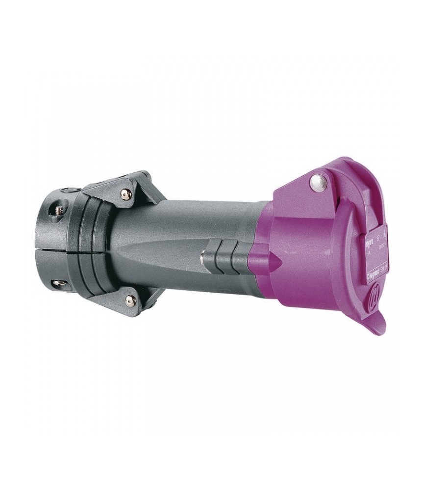 Prise mobile Hypra IP44 TBT 16A - 20V~ à 25V~ - 2P - plastique - LEGRAND Prise mobile Hypra IP44 TBT 16A - 20V~ à 25V~ - 2P - plastique - LEGRAND