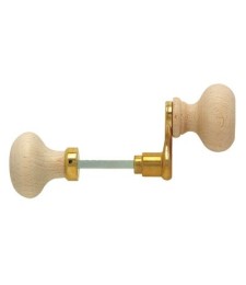 Manivelle bordelaise hêtre brut - Carré 6 mm - DUBOIS