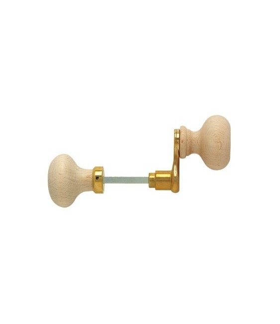 Manivelle bordelaise hêtre brut - Carré 6 mm - DUBOIS