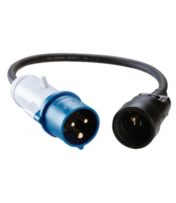 Cordon adaptateur pour borne de camping longueur - 30 cm - LEGRAND