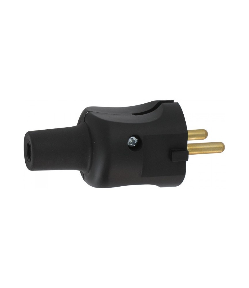 Fiche caoutchouc 2P 16A - Noir - LEGRAND Fiche caoutchouc 2P 16A - Noir - LEGRAND