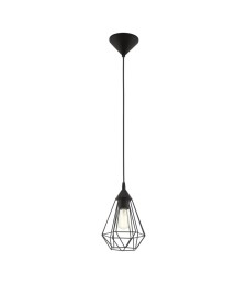 Suspension filaire acier - 17.5 cm x 1.1 M - Tarbes - Noir - EGLO
