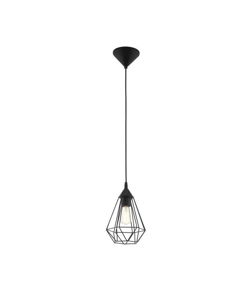 Suspension filaire acier - 17.5 cm x 1.1 M - Tarbes - Noir - EGLO Suspension filaire acier - 17.5 cm x 1.1 M - Tarbes - Noir - EGLO