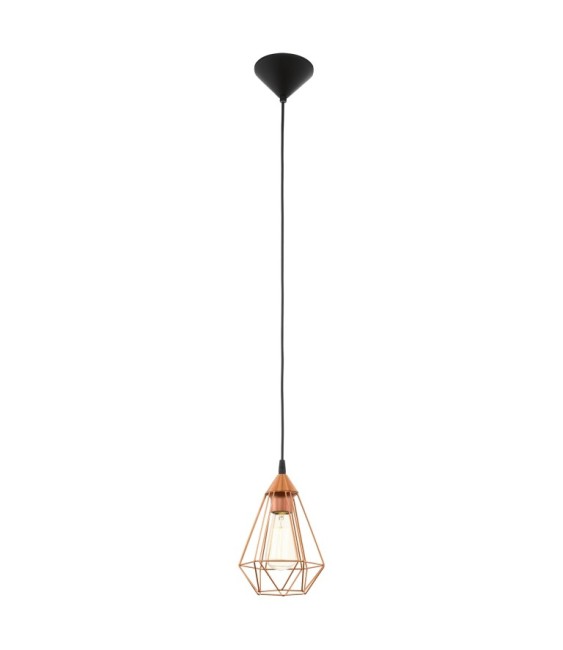 Suspension filaire acier - 17.5 cm x 1.1 M - Tarbes - Cuivré - EGLO