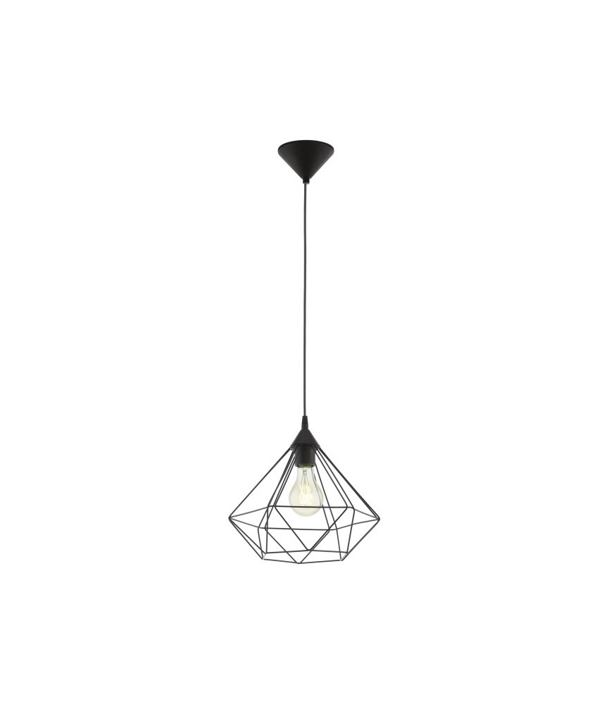 Suspension filaire acier - 32.5 cm x 1.1 M - Tarbes - Noir - EGLO