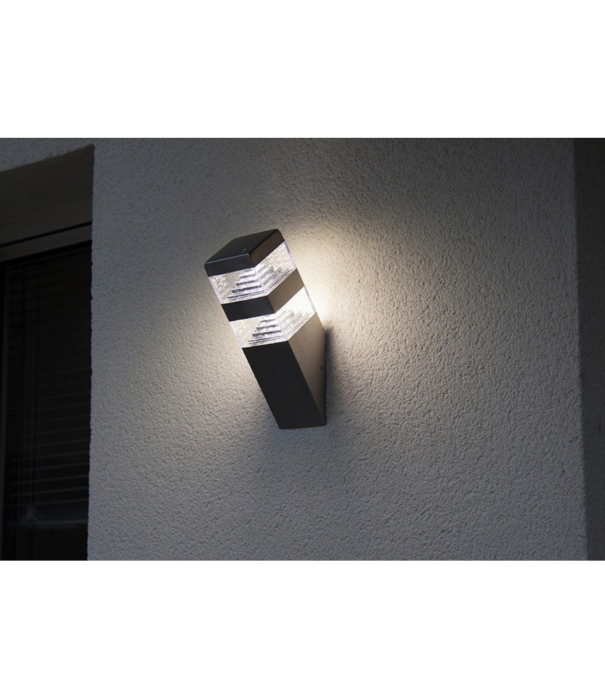 Applique murale - Pyramide - Version 60 Led - Noir mat - LUMIHOME Applique murale - Pyramide - Version 60 Led - Noir mat - LUMIHOME