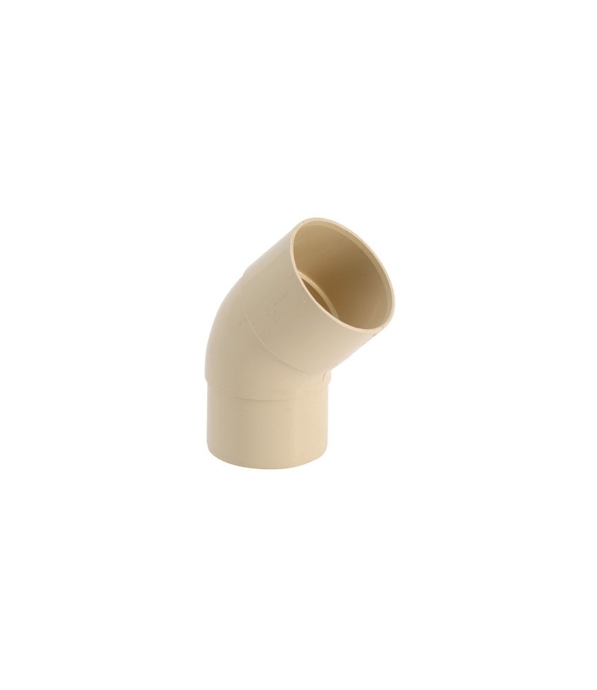 Coude 67° Mâle / Femelle - 80 mm - Sable - GIRPI Coude 67° Mâle / Femelle - 80 mm - Sable - GIRPI