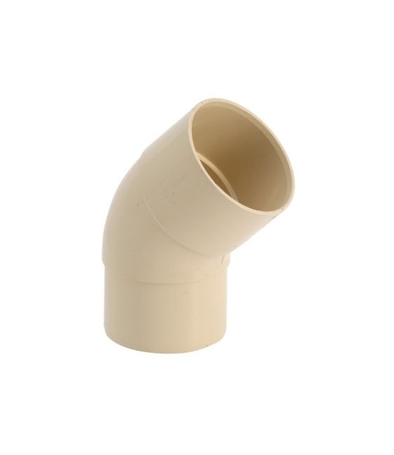 Coude 67° Mâle / Femelle - 80 mm - Sable - GIRPI