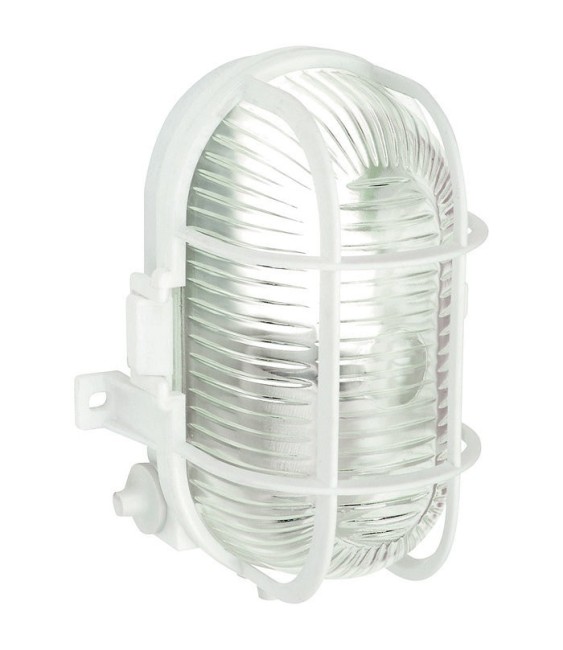 Hublot étanche ovale avec grille de protection - DHOME