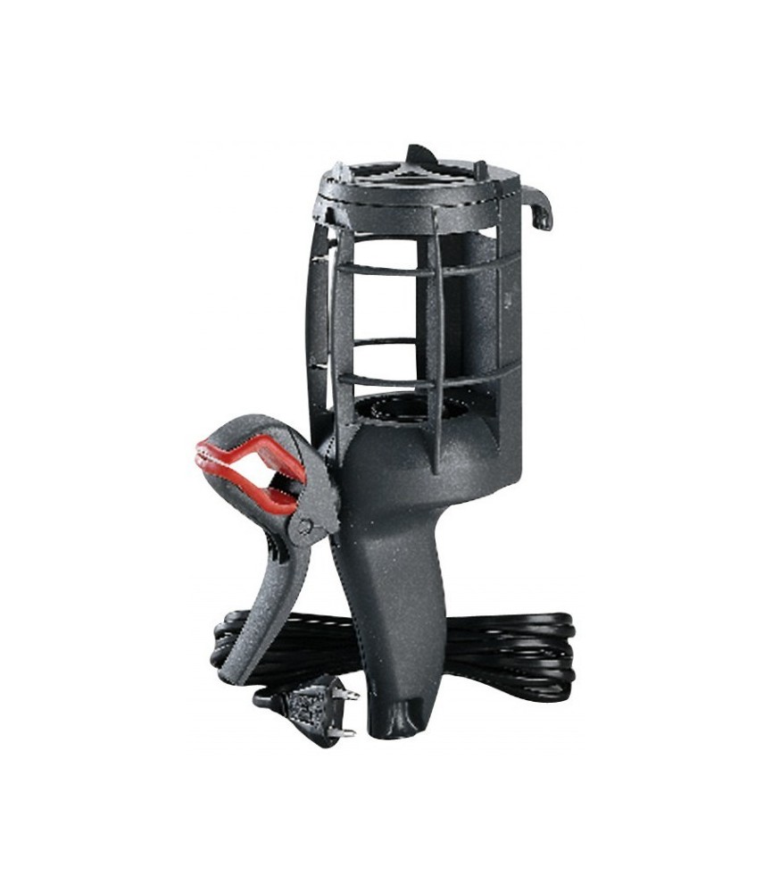 Lampe baladeuse - panier plastique - E27 - 75 W - cordon 5 m + pince - LEGRAND Lampe baladeuse - panier plastique - E27 - 75 W - cordon 5 m + pince - LEGRAND