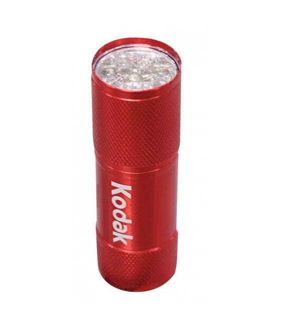 Lampe de poche - 9 LED - 46 Lumens - Rouge - KODAK