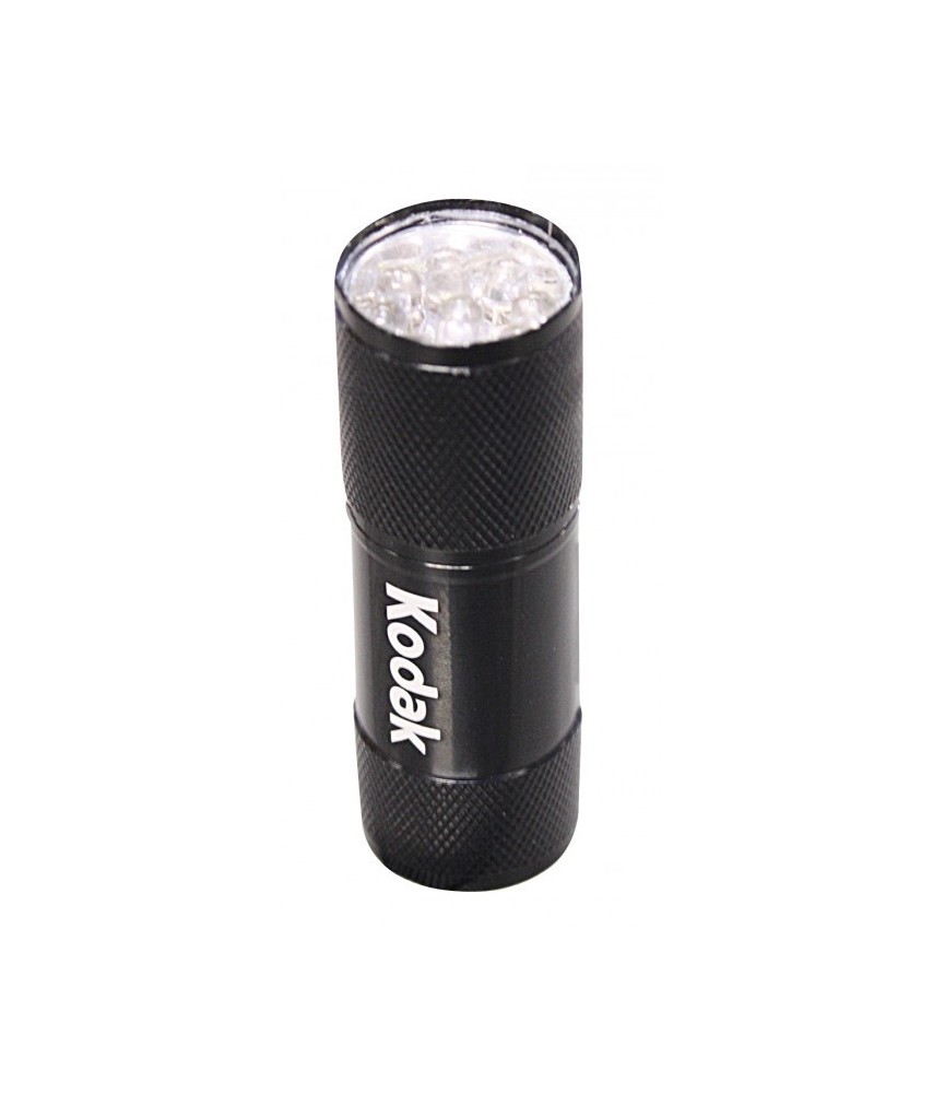 Lampe de poche - 9 LED - 46 Lumens - Noir - KODAK