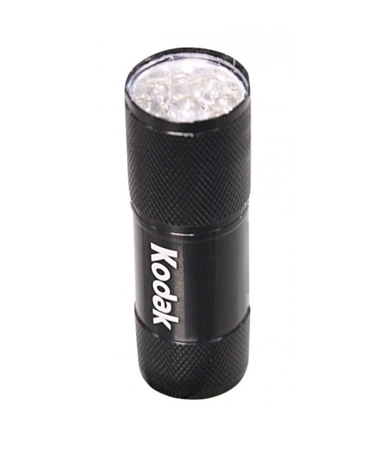 Lampe de poche - 9 LED - 46 Lumens - Noir - KODAK
