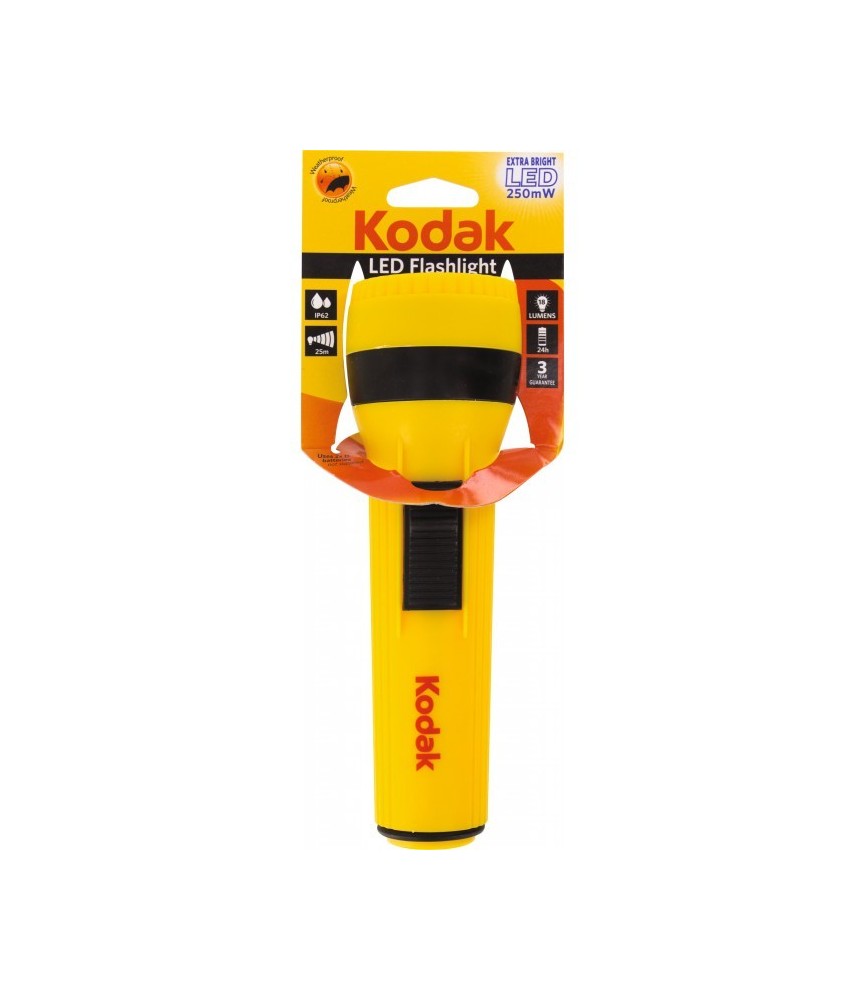 Lampe de poche - LED - 18 Lumens - Jaune - KODAK