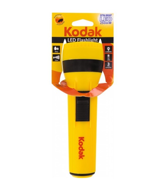 Lampe de poche - LED - 18 Lumens - Jaune - KODAK