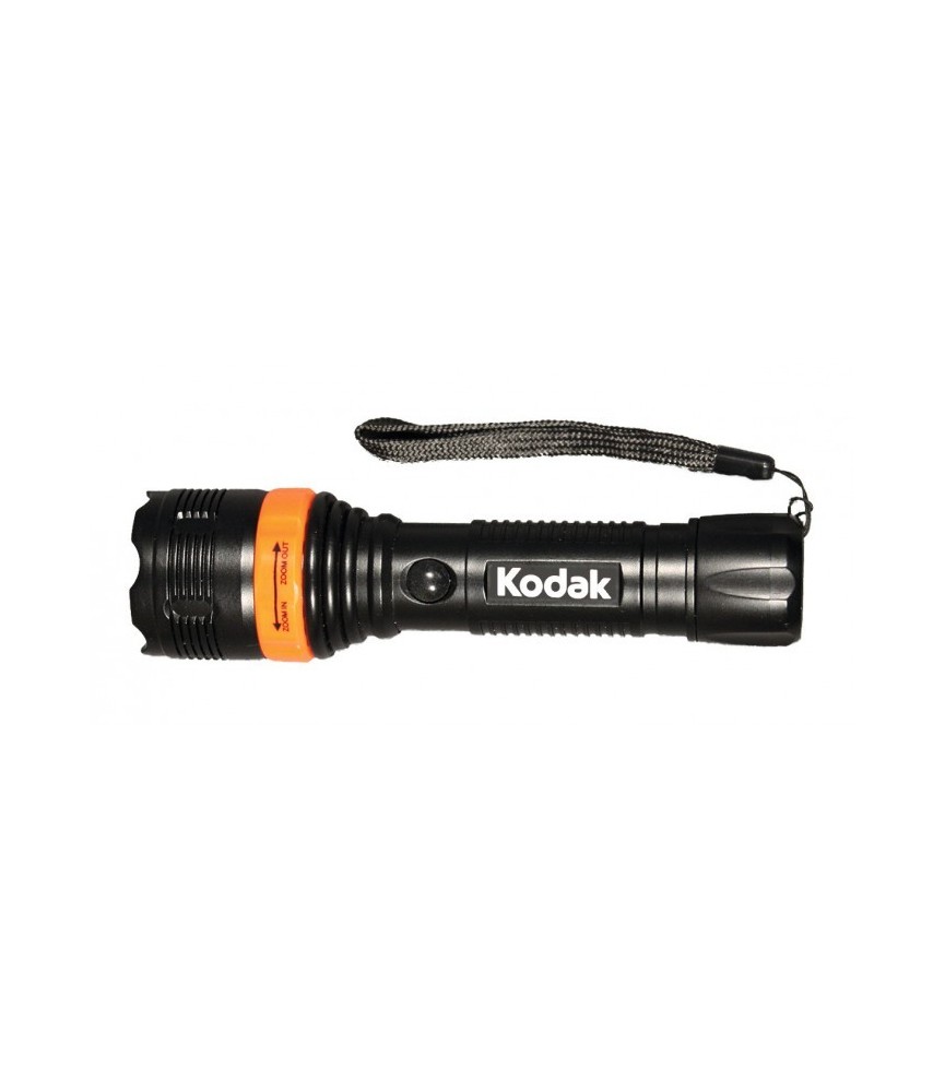 Lampe torche à portée variable - LED - 60 Lumens - Noir - KODAK