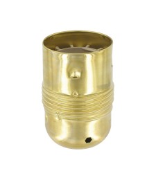Douille E27 - Acier laitonné - 10 mm - Sans bague - LEGRAND