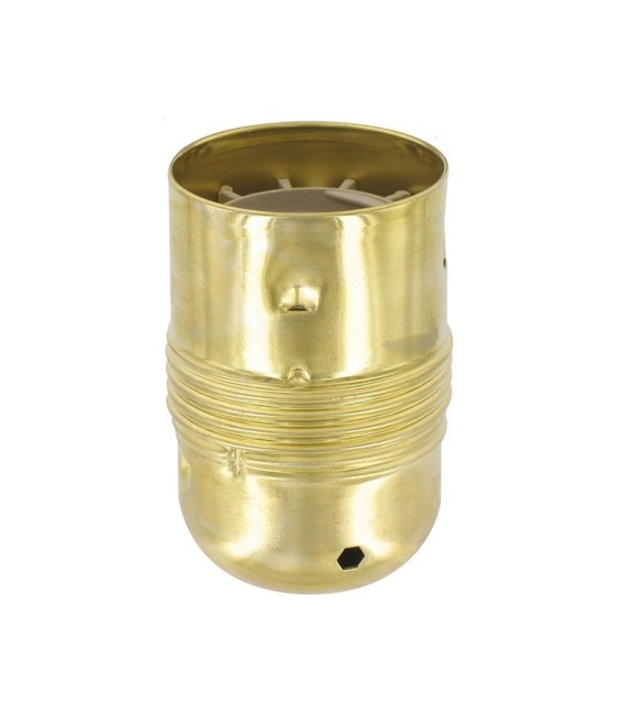 Douille E27 - Acier laitonné - 10 mm - Sans bague - LEGRAND