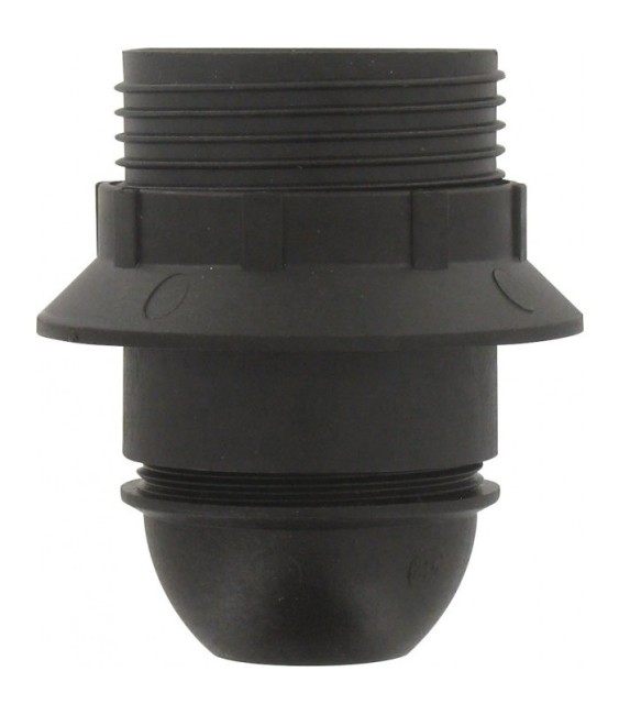 Douille E27 - Bakelite - 10 mm - Noir - L'EBENOÏD