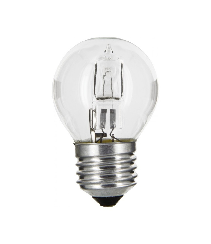 Ampoule halogène ECO - Sphérique - E27 - 20 W - 240 Lumens - DHOME Ampoule halogène ECO - Sphérique - E27 - 20 W - 240 Lumens - DHOME