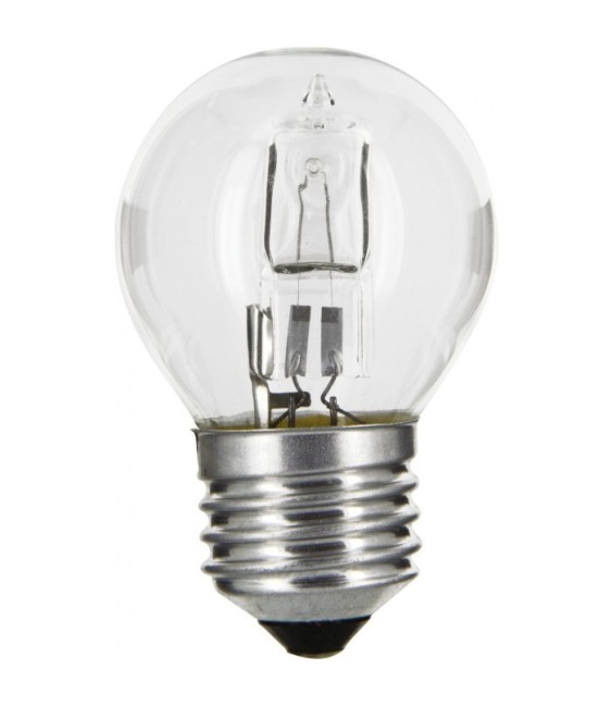 Ampoule halogène ECO - Sphérique - E27 - 30 W - 410 Lumens - DHOME