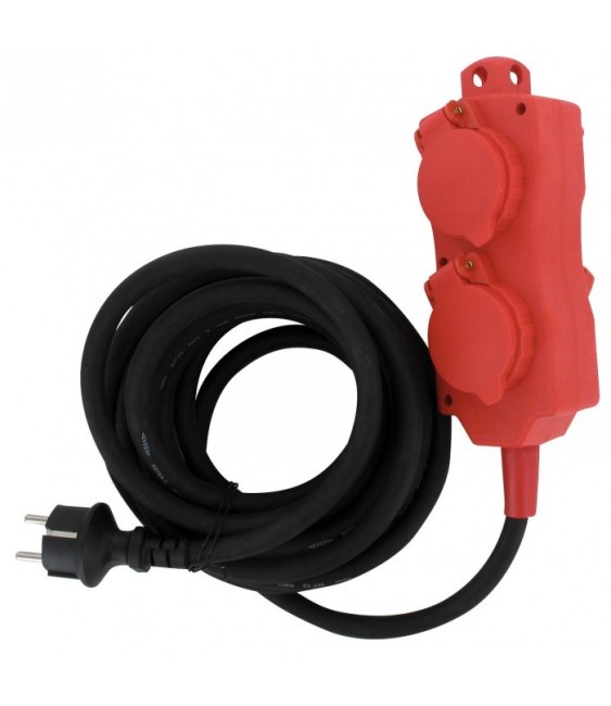 Prolongateur avec multiprise IP44 - 5M - DHOME