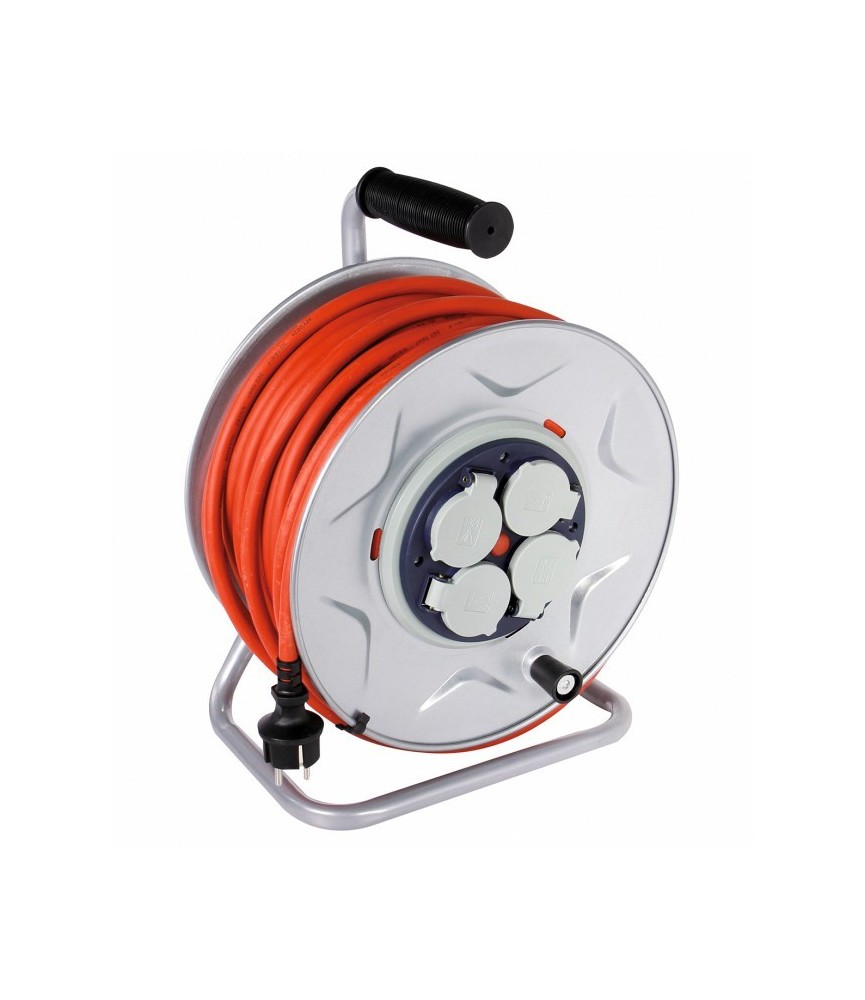Enrouleur professionnel Moyeu fixe - 40 M - H07 RN-F 3G 2,5 mm² - DHOME Enrouleur professionnel Moyeu fixe - 40 M - H07 RN-F 3G 2,5 mm² - DHOME