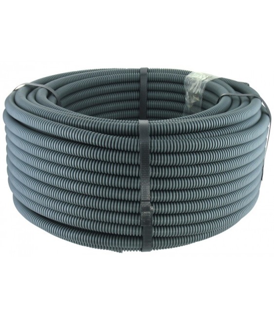 Gaine ICTA avec tire-fil - 5 M - Diamètre 20 mm - Gris