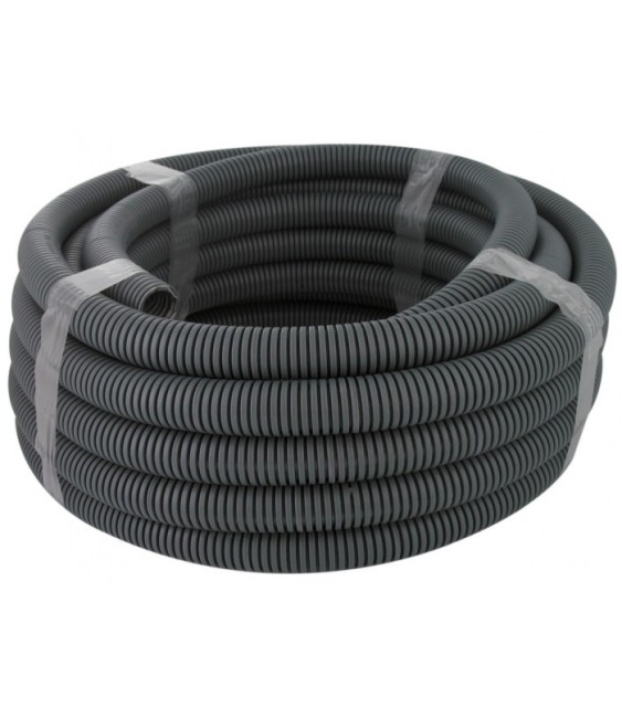 Gaine ICTA avec tire-fil - 10 M - Diamètre 20 mm - Gris