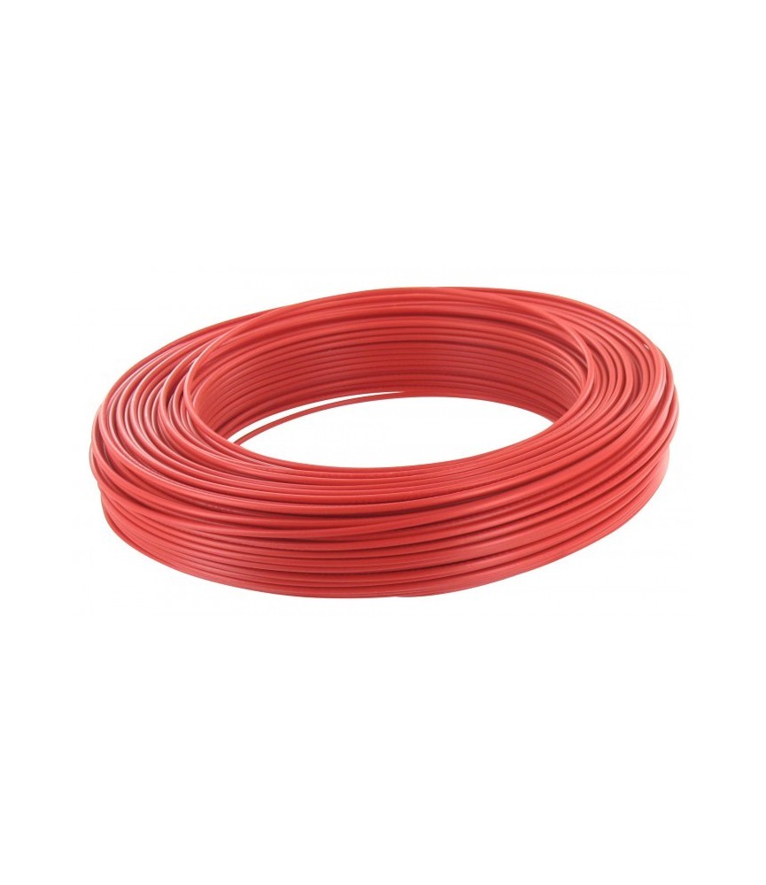 Câble d'installation H07V-U 1.5 mm² - 100 M - Rouge - ELECTRALINE