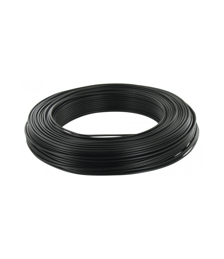 Câble d'installation H07V-U 1.5 mm² - 100 M - Noir - ELECTRALINE