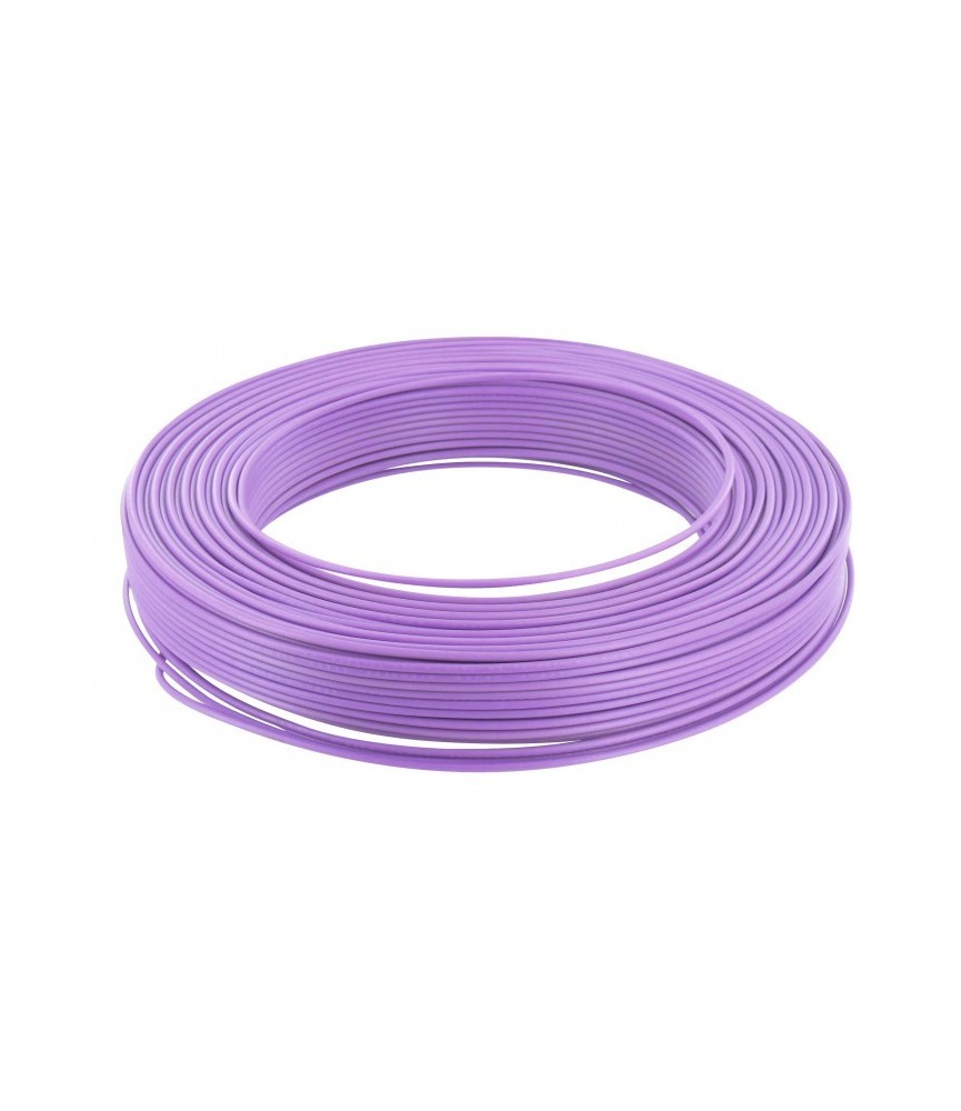 Câble d'installation H07V-U 1.5 mm² - 100 M - Violet - ELECTRALINE Câble d'installation H07V-U 1.5 mm² - 100 M - Violet - ELECTRALINE