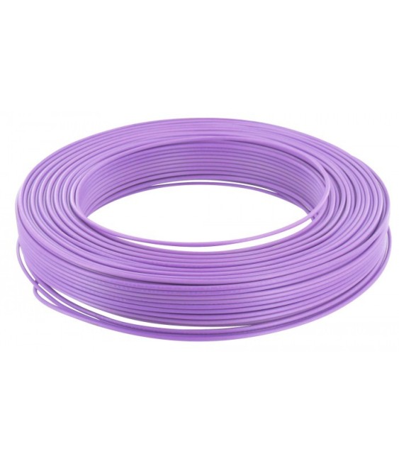 Câble d'installation H07V-U 1.5 mm² - 100 M - Violet - ELECTRALINE