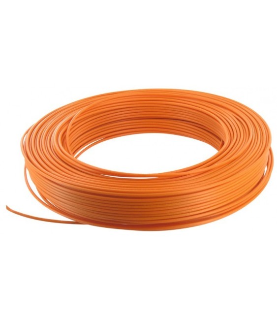 Câble d'installation H07V-U 2.5 mm² - 100 M - Orange - ELECTRALINE