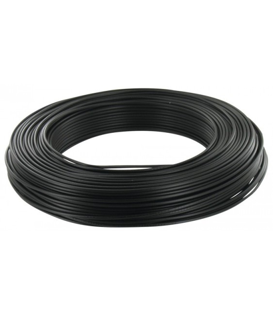 Câble d'installation H07V-U 2.5 mm² - 100 M - Noir - ELECTRALINE