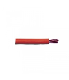 Fil de câblage rigide - H07 V-R 6 mm² - 100 M - Rouge - SERMES